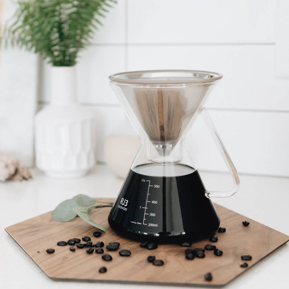 Pour Over Coffee Maker with Filter